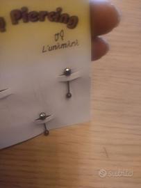 piercing in acciaio chirurgico
