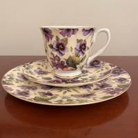 tazzina inglese vintage con piattini