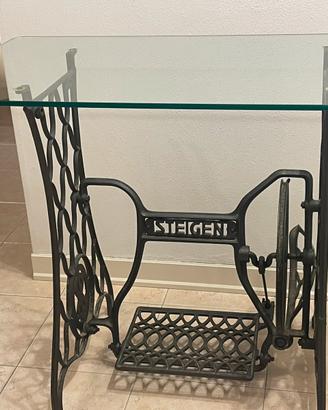 Base in ferro battuto per tavolino singer steigen