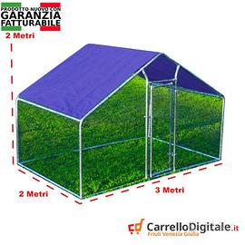 Gabbia per Polli 3x2m x 2mH-6mq - viola