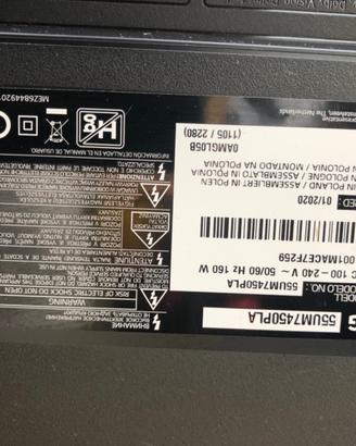 Ricambi vari tv led Lg 55UM7450PLA
