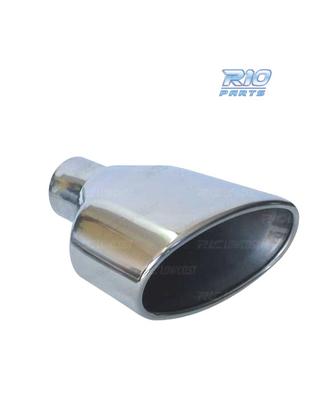 TERMINALE SCARICO OVALE IN ACCIAIO INOX TIPO RS4 C