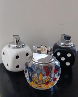 Accendini vintage dado