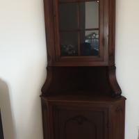 vetrinetta in legno anni 70 