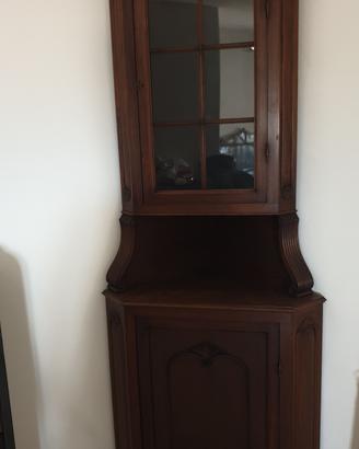 vetrinetta in legno anni 70 