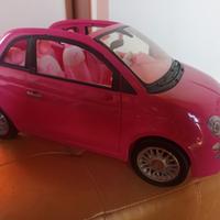 macchina 500 fiat rosa Barbie 