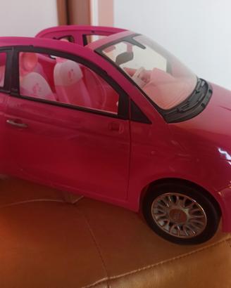 macchina 500 fiat rosa Barbie 