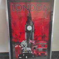 Coppia di Quadri Arredo Tema "London" - Iconici 