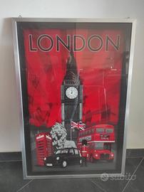 Coppia di Quadri Arredo Tema "London" - Iconici 