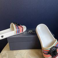 Ciabatte medusa Versace pelle vernice 37