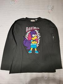 maglia di cotone Bart Simpson