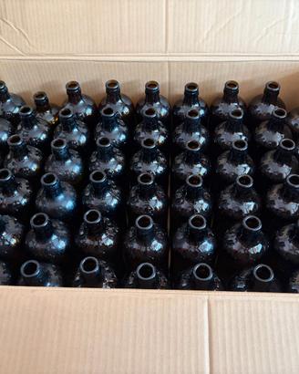 100 Bottiglie di birra "ichnusa" vuote da 50cl