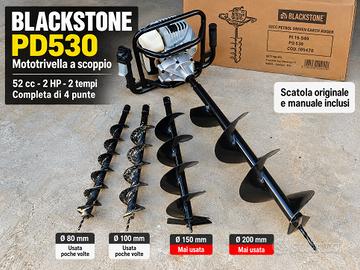 Mototrivella BlackStone PD530 52cc + 4 punte