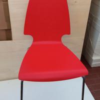 sedia Vilmar IKEA rossa