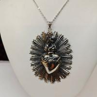 collana sacro cuore di Gesù in argento 925