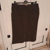 Gonna lunga XL color fango Gennaro Zama