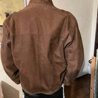 Giaccone in pelle uomo marrone. Usata due volte