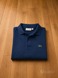 Polo Lacoste Vintage Blu Taglia FR5-US L