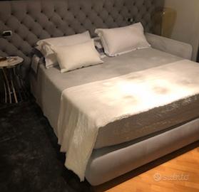 Letto matrimoniale imbottito
