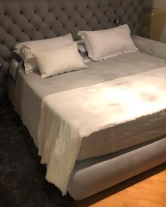 Letto matrimoniale imbottito