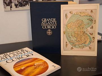 Vintage!Grande Atlante internazionale Curcio,1971