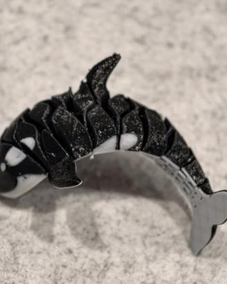 Orca Articolata Snodata Fidget Toy - Stampa 3D
