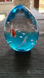 uovo fermacarte murano