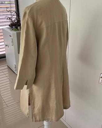 Blusa lunga / vestito / blazer in lino, taglia 42