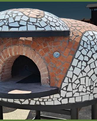 Forno per Pizza Bianco e Marrone Diam. cm. 140