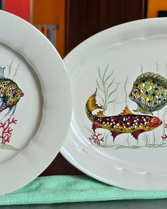 sevizio da 12 per il pesce.
