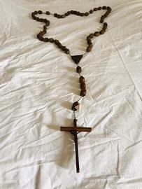 Rosario gigante 1,80 metri in legno e bronzo