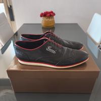 Scarpe Gucci in pelle nera - Taglia 42.5