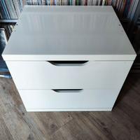 mobiletto piccolo cassettiera STOLMEN IKEA bianca