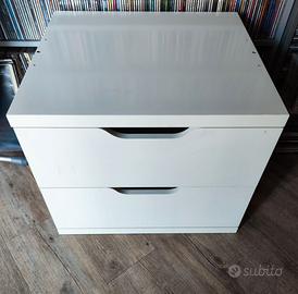 mobiletto piccolo cassettiera STOLMEN IKEA bianca