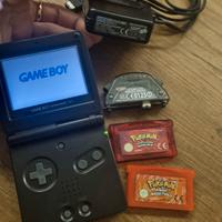 game boy advance sp piu giochi pokemon e altro
