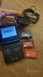 game boy advance sp piu giochi pokemon e altro