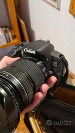 Kit Canon 700D + 18-135mm IS STM + Scatola