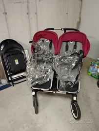 PASSEGGINO BUGABOO DONKEY GEMELLARE-FRATELLARE