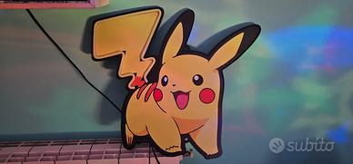 Lampada pokemon pikachu LED NEON - Collezionismo In vendita a Monza e della  Brianza