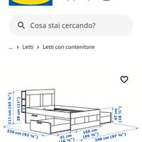 letto matrimoniale