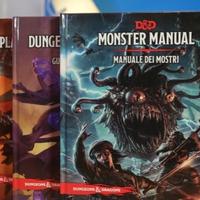 Manuali base Dungeons & Dragons + schermo arbitro