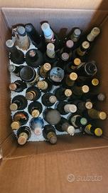 collezione bottiglie di birra