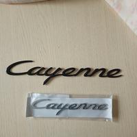 Scritta portellone posteriore Porsche Cayenne