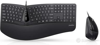 Tastiera ergonomica con Mouse - Perixx Periduo