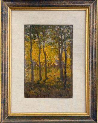 Alberto Zardo pittore disegno casolare