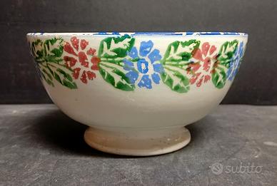 ANTICA TAZZA/CIOTOLA caffè latte ceramica a spugna