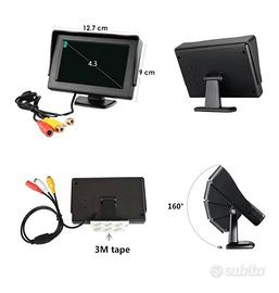 monitor auto Monitor 4.3" TFT LCD a colori