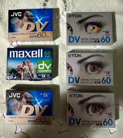 6 Cassette Mini DV nuove