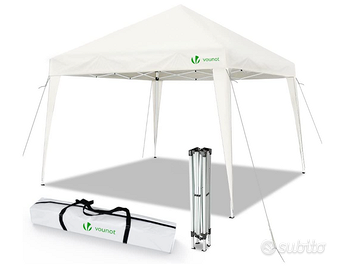 VOUNOT Gazebo Pieghevole da Giardino 3x3 M