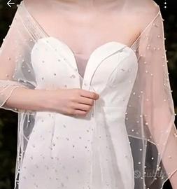 Coprispalle in tulle